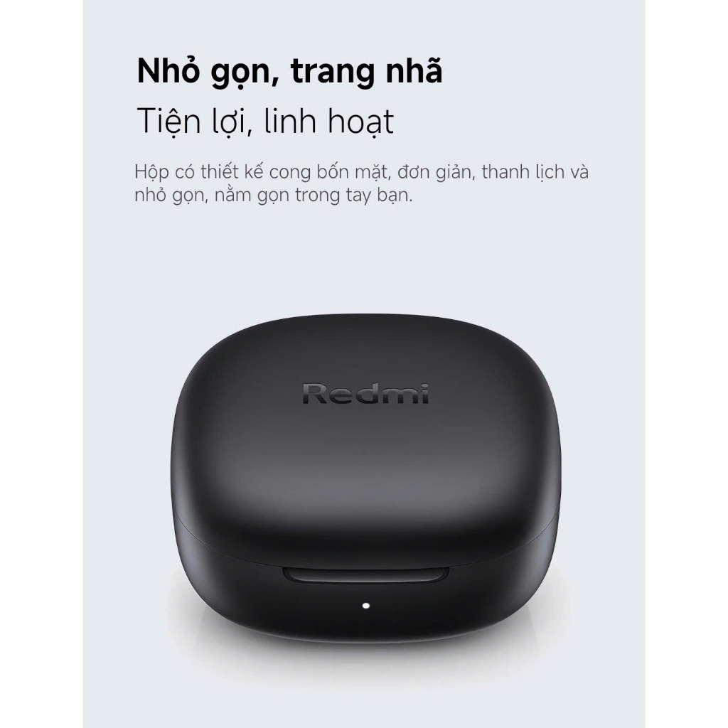 Tai nghe Bluetooth Redmi Buds 6 Play Xiaomi - Giảm tiếng ồn bằng AI - Thời lượng pin lên tới 36 giờ - Siêu nhẹ 3,6g | BigBuy360 - bigbuy360.vn