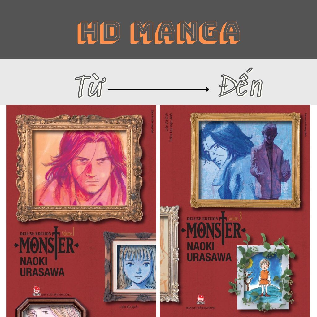 Truyện tranh - MONSTER - Deluxe Edition - Tập 1 2 3 4 5 6 7 8 9 - NXB Kim Đồng