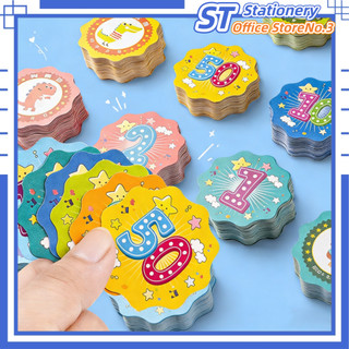 Set 100 Thẻ Đổi Điểm - Thẻ Thưởng Hình Hoa, Thiết Kế Cho Giáo Viên Và Học Sinh, Quà Tết