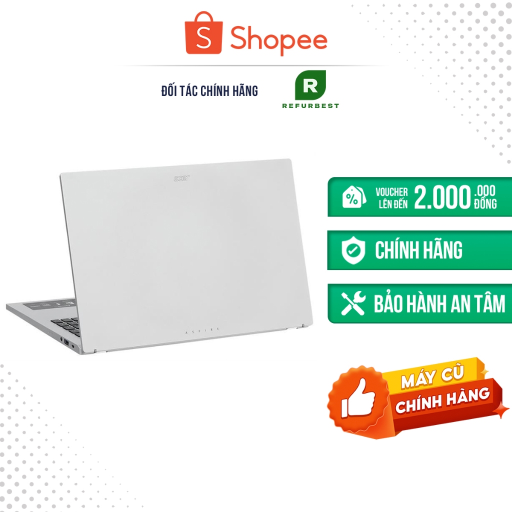 [Máy cũ] - [Trả bảo hành]  Acer Aspire Go AG15 31P 30M4 (i3 N305/8GB/256GB/(NX.KRPSV.004) (Bạc)