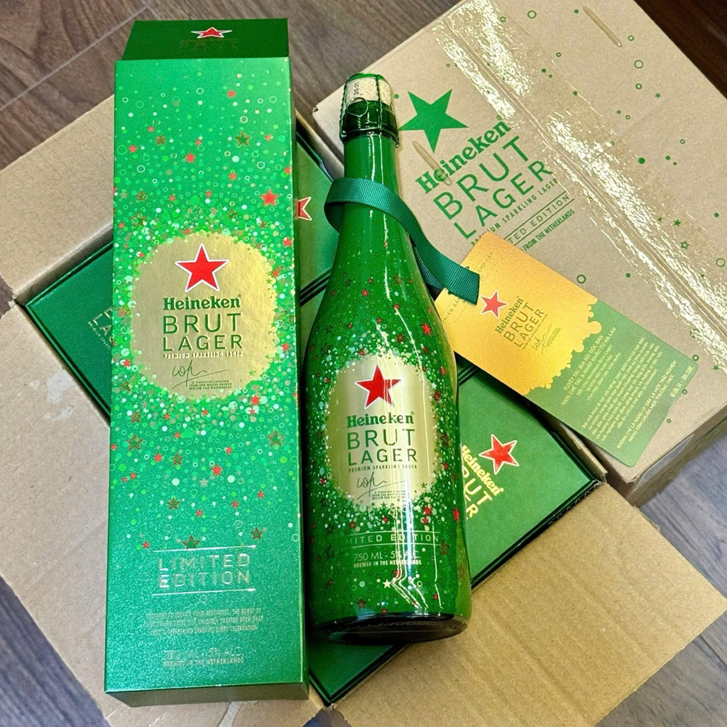 [CHAI] Bia Heineken Brut Lager 750ml bản Limited