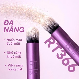 Bộ cọ trang điểm REAL TECHNIQUES Everyday Eye Essentials 01991 8 cây mắt