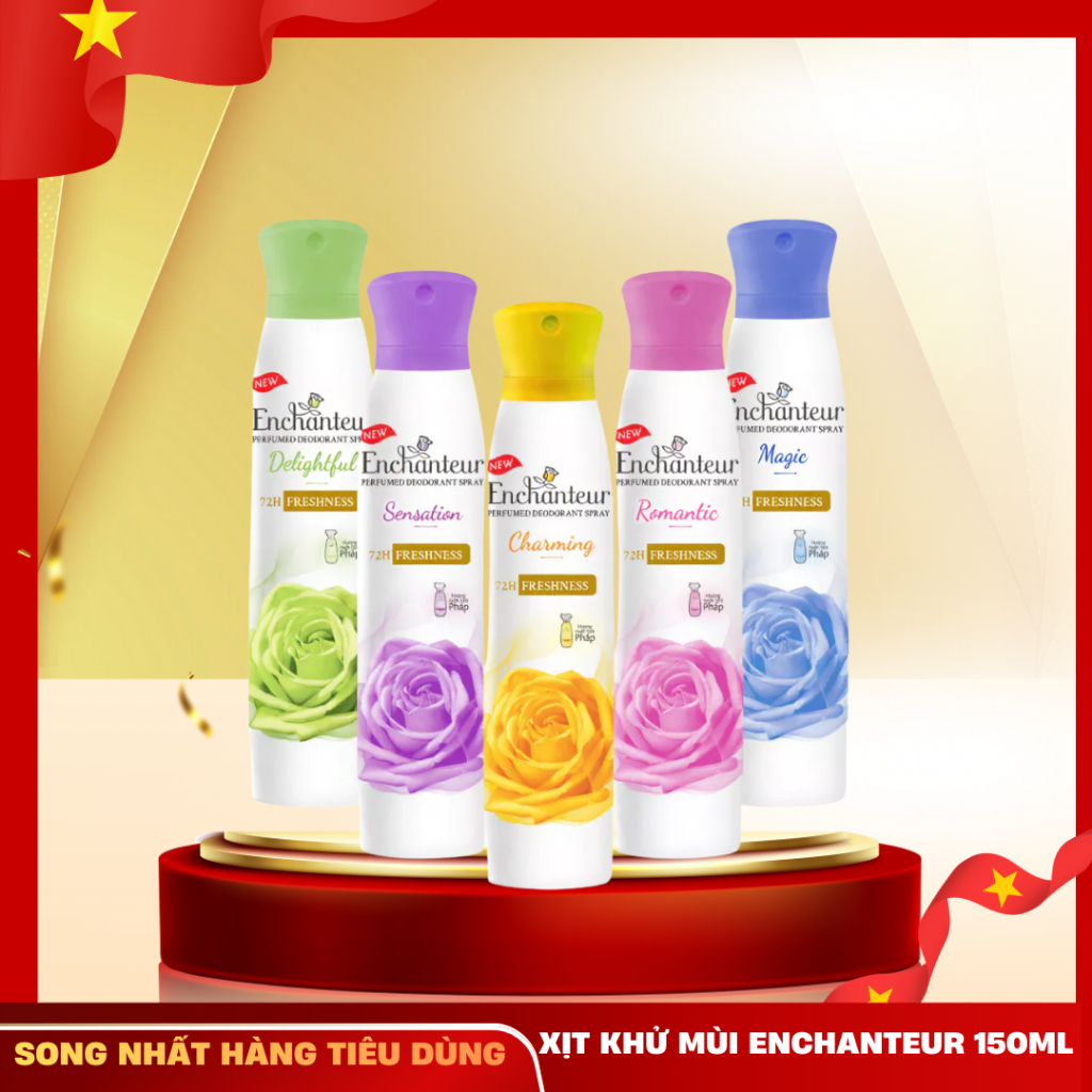 Xịt khử mùi Enchanteur 150ml