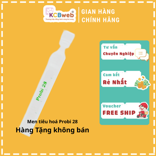 [ HÀNG TẶNG KHÔNG BÁN ] Men vi sinh Vemedim Probi 28 dùng cho chó và mèo với 5 tỷ lợi khuẩn vượt trội