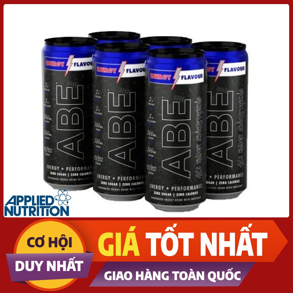 Combo Tiết Kiệm 24 Lon ABE Applied Nutrition ABE Energy