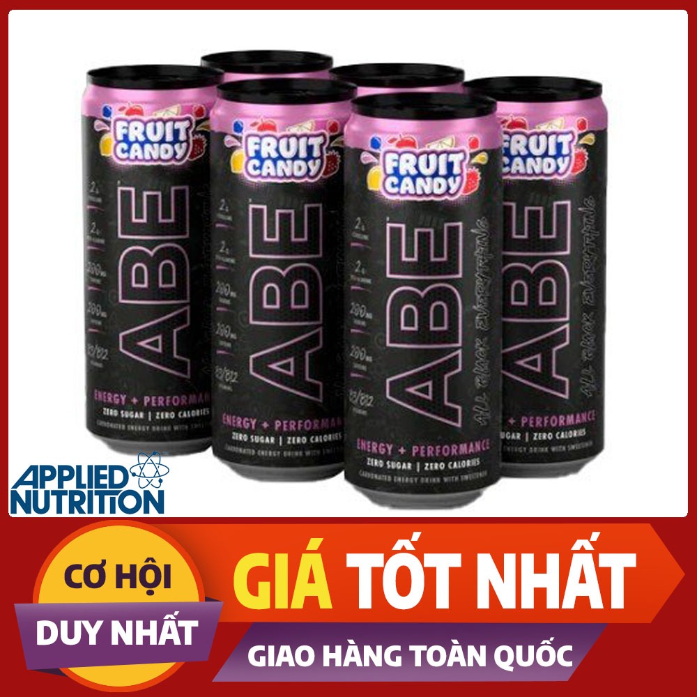 Thùng 24 Lon ABE Applied Nutrition Fruit Candy – Pre-Workout Chính Hãng