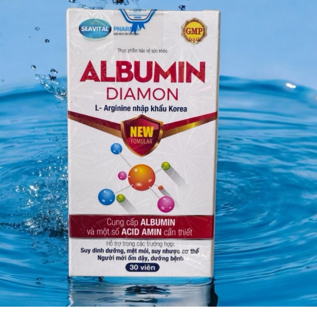 ALBUMIN DIAMON Người suy nhược cơ thể, mới ốm dậy, mệt mỏi, yếu đau, người cao tuổi, người dưỡng bện