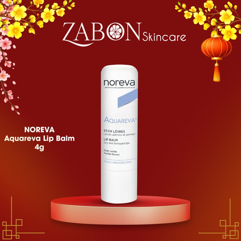 Son dưỡng môi Noreva Aquareva Lip Balm mềm mại và căng mộng tự nhiên 4g