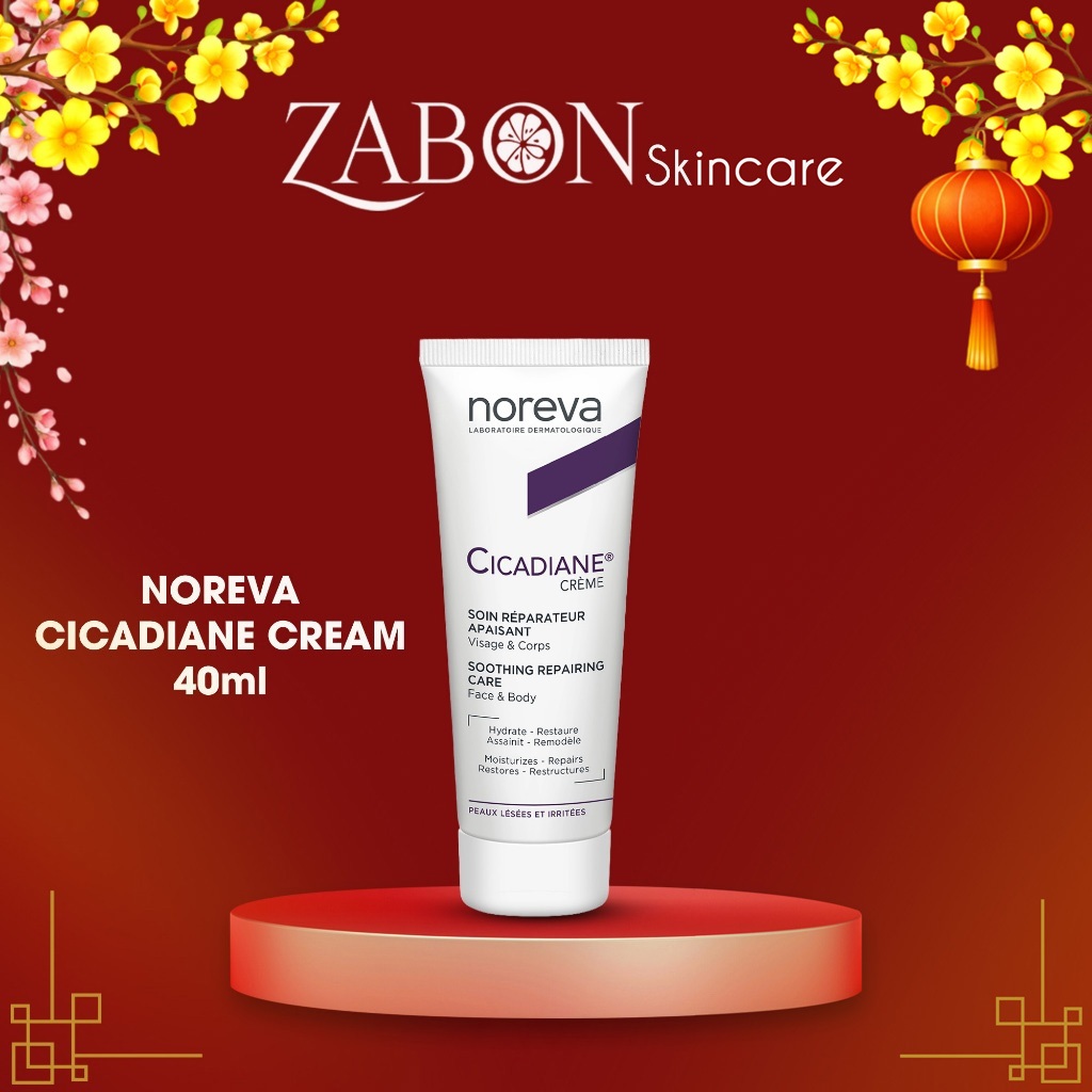 Kem dưỡng NOREVA CICADIANE CREAM SOOTHING REPAIRING CARE phục hồi da 40ml