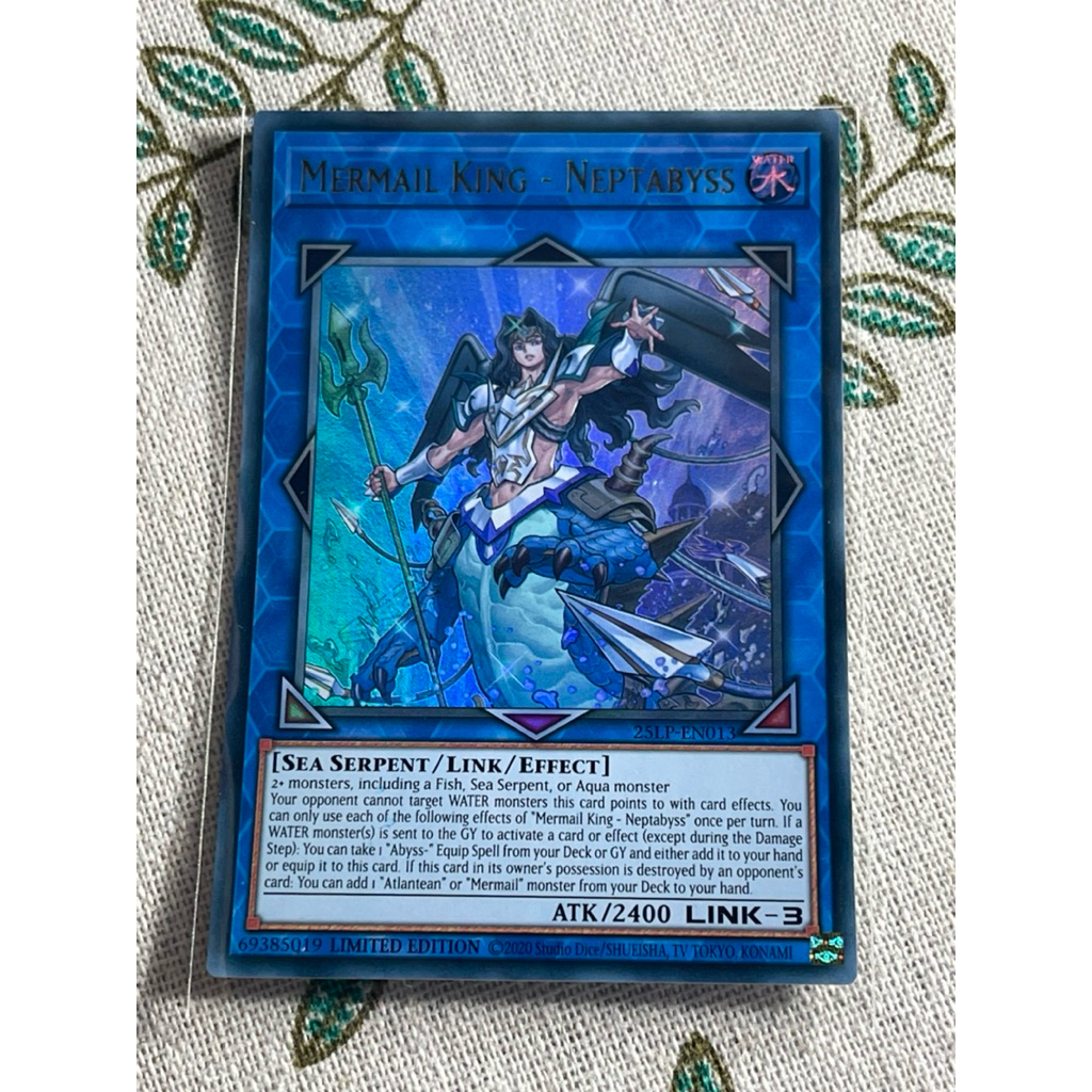 [LiLy_Yugioh] [UK-AE-JP] 25LP-EN013 Mermail King – Neptabyss – Ultra Rare