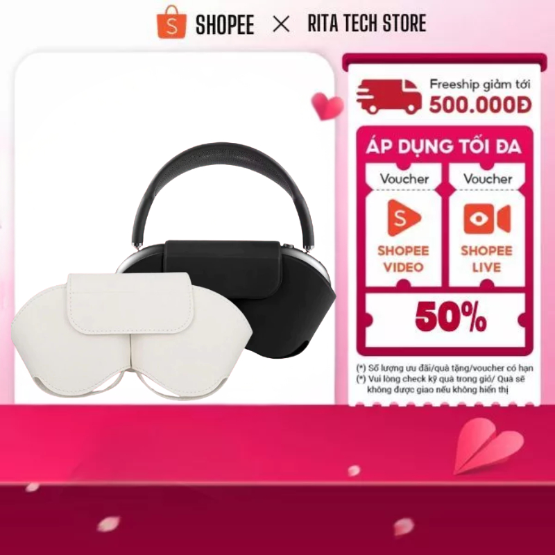 Bọc da bảo vệ tai nghe Hoco W65 / Airpod MAx  chất liệu cao cấp chống xước, chống sốc