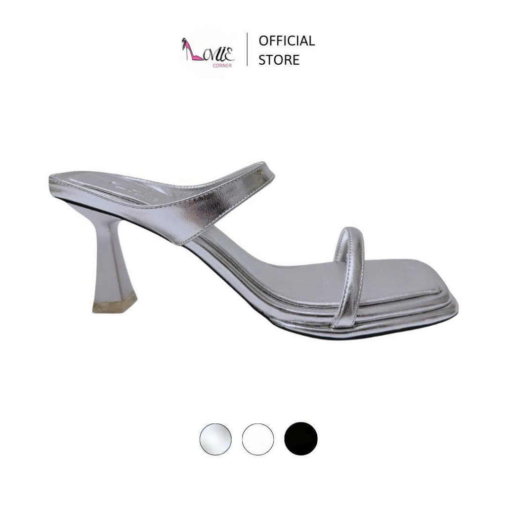 LOVIIECORNER GUÓC NỮ QUAI NGANG MŨI VUÔNG - GUỐC NỮ GÓT TRỤ LOE 7CM - 9CM - D230762 -  D240734 - HDP