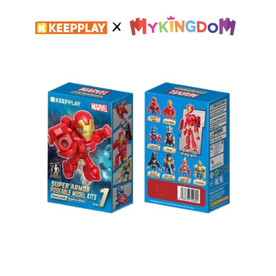 Đồ Chơi Hộp Mù Mô Hình Lắp Ráp Marvel Siêu Anh Hùng KEEPPLAY 73002 - Giao Hàng Ngẫu Nhiên