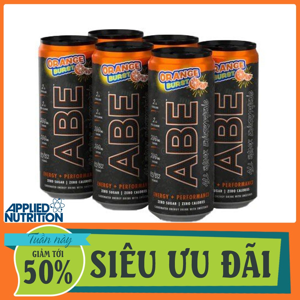 ABE Applied Nutrition Cam Pre-Workout – Combo 24 Lon Chính Hãng