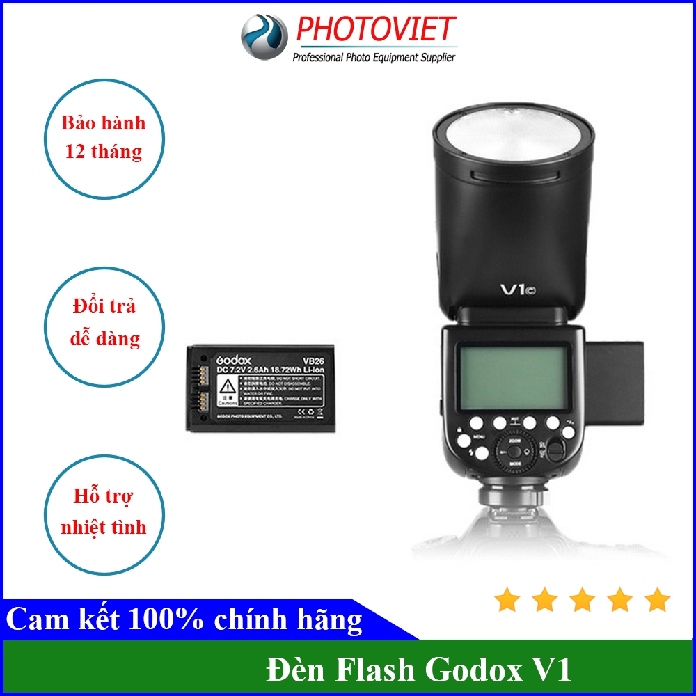 Đèn Flash Godox V1  Chính hãng