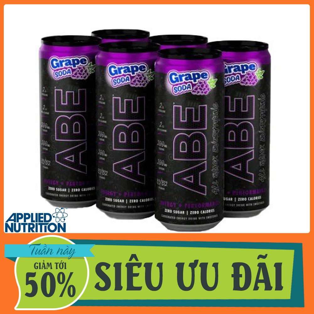 Combo 24 Lon ABE Applied Nho Nutrition – Pre Workout Tăng Sức Bền & Sức Mạnh