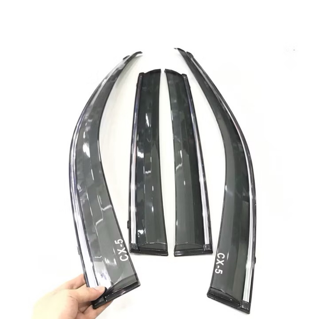 Vè Che Mưa Chỉ Mạ Mazda CX5 2014–2017 | Form Cũ | Nhựa Trong