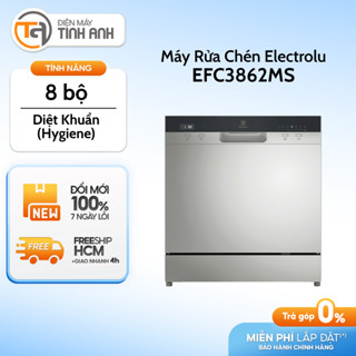 Máy Rửa Bát Để Bàn UltimateCare 300 Electrolux EFC3862MS - 8 Bộ Chén Đĩa