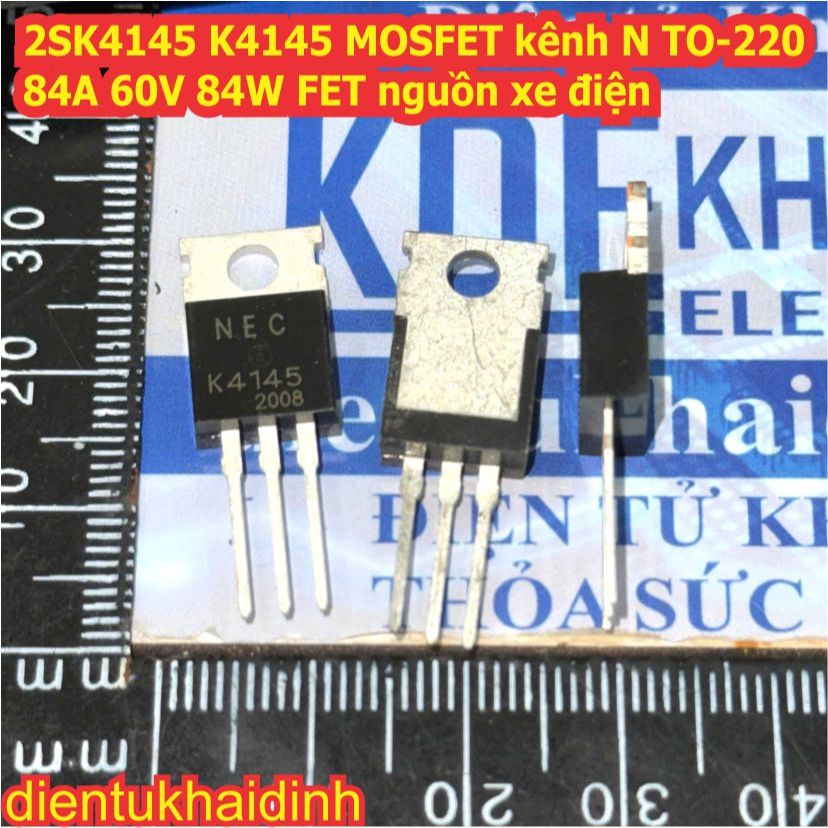 5 con 2SK4145 K4145 MOSFET N-CH TO-220 84A 60V 84W FET nguồn xe điện kde4912