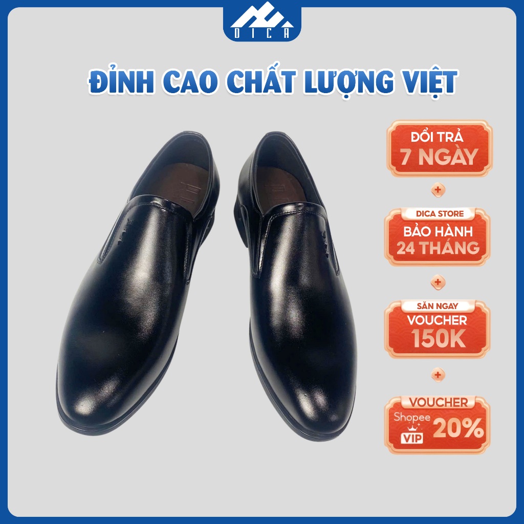 Giày Da Nam Mẫu Mới DICA, Kiểu Dáng Đơn Giản, Trẻ Trung, Thanh Lịch, Chất Liệu Da Cao Cấp, Đế Êm, 2 