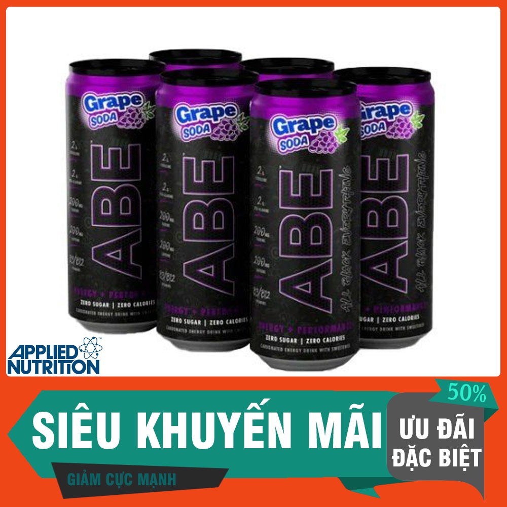 Combo 24 Lon ABE Applied Nutrition Nho – Pre Workout Tăng Sức Bền & Sức Mạnh