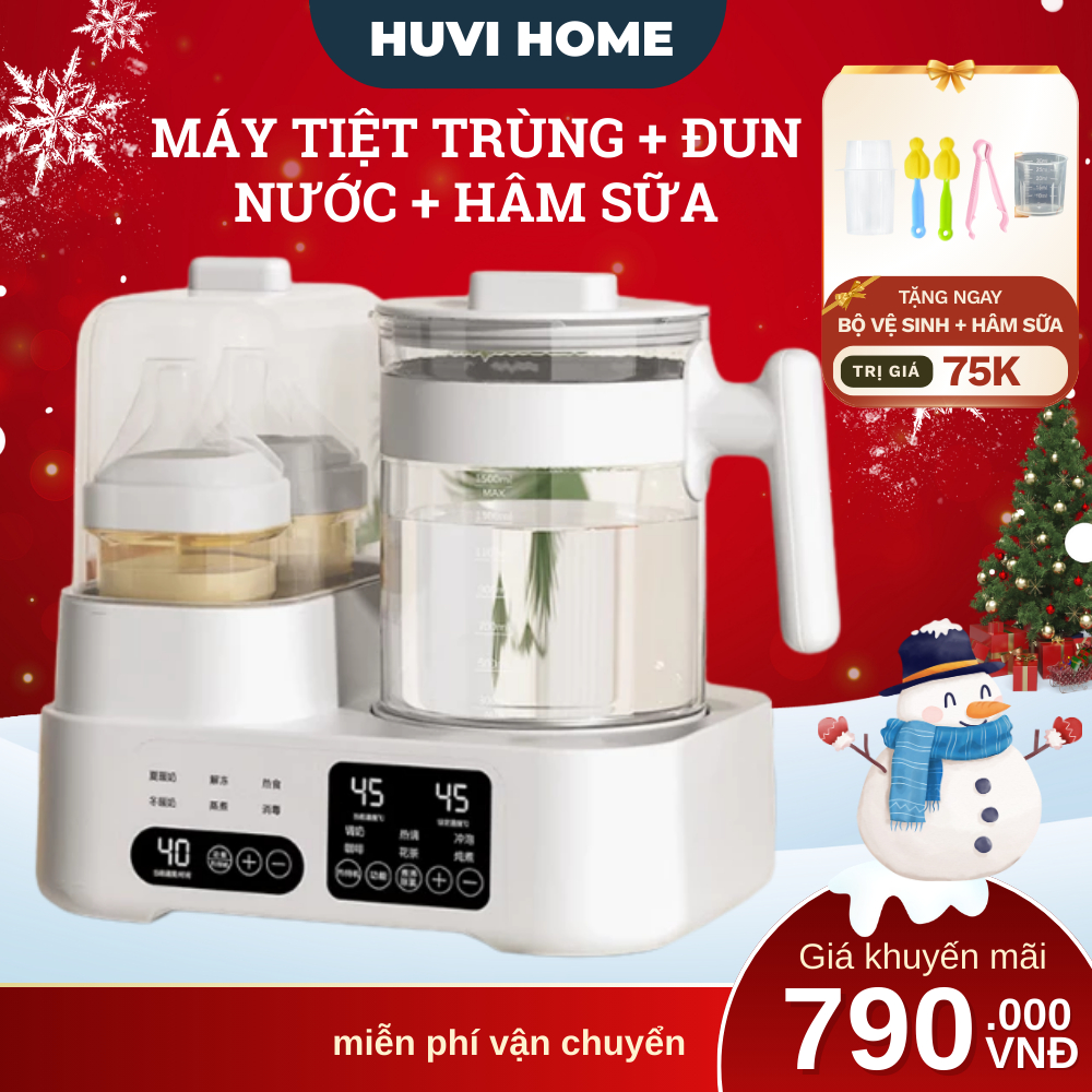 Máy Tiệt Trùng Bình Sữa, Hâm Sữa, Bình Đun Nước XIAOZHUANGXIONG