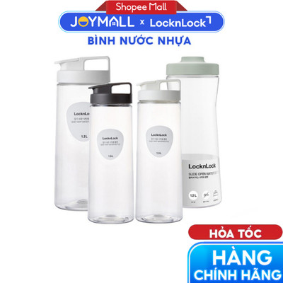 Bình Nước Nhựa LocknLock Easy Grip HAP823, HAP813, HAP814, Hàng Chính Hãng, Nắp Mở Tiện Lợi -JoyMall