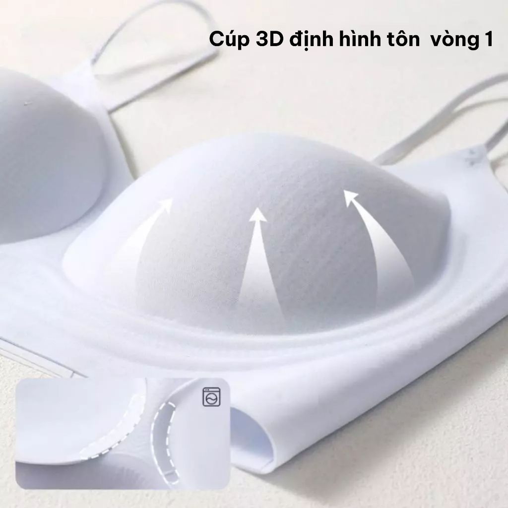 Áo lót nữ nâng ngực gọng gel lên form tự nhiên Santony gọng gel ôm ngực mỏng nhẹ đàn hồi mút ngực thoáng khí 8818 | BigBuy360 - bigbuy360.vn