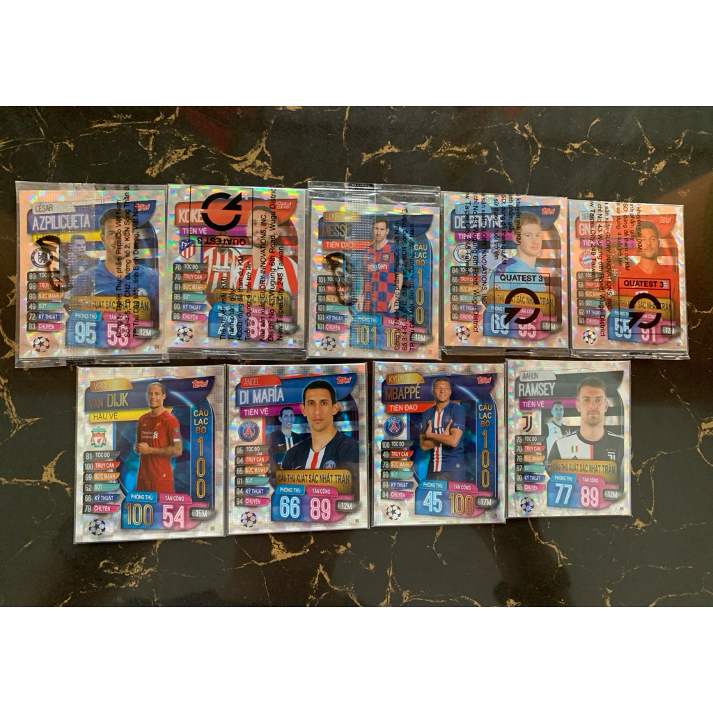 Thẻ Lấp Lánh POCA Match Attax 2019/2020