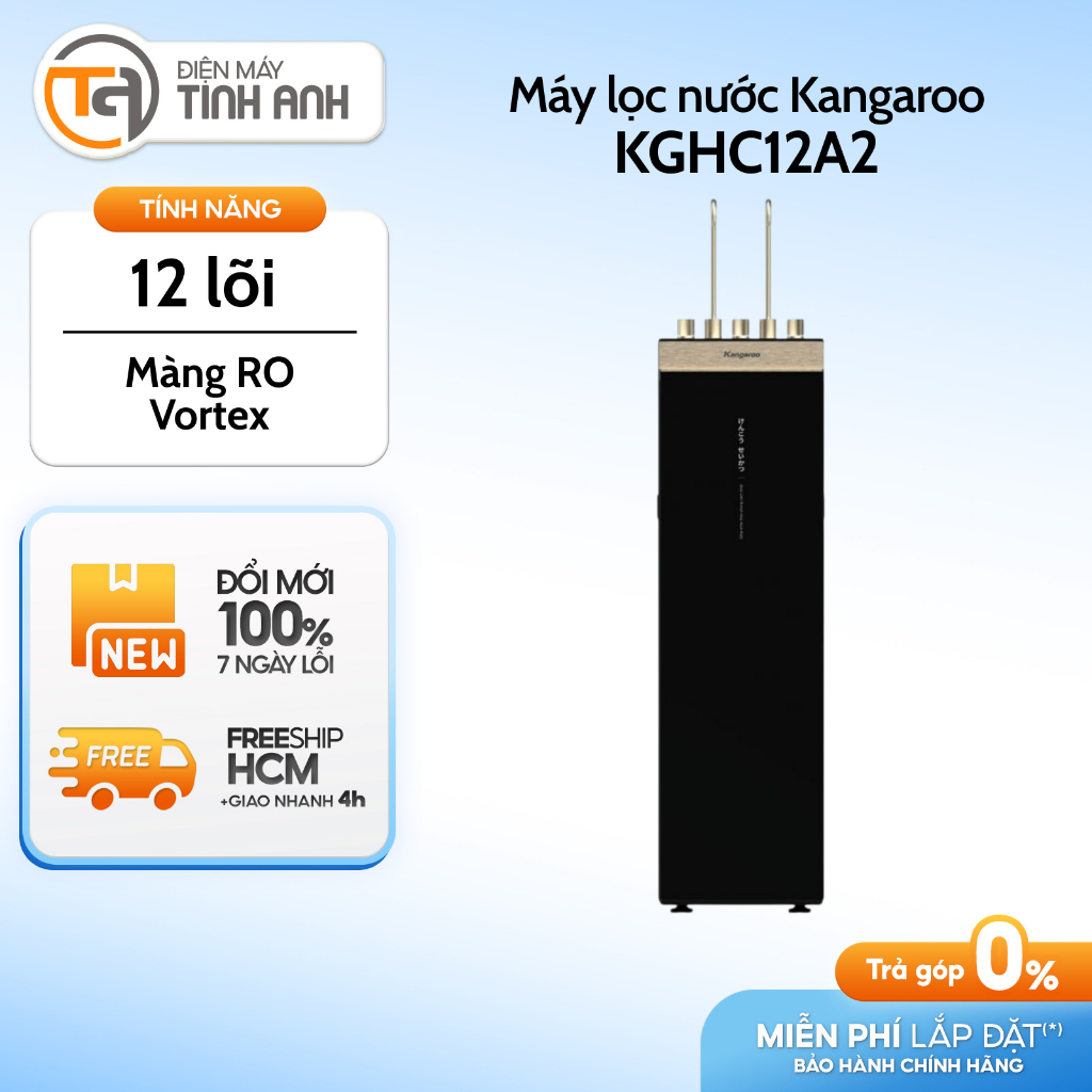 Máy Lọc Nước Kangaroo Sumire Hydrogen Ion Kiềm Nóng Lạnh KGHC12A2