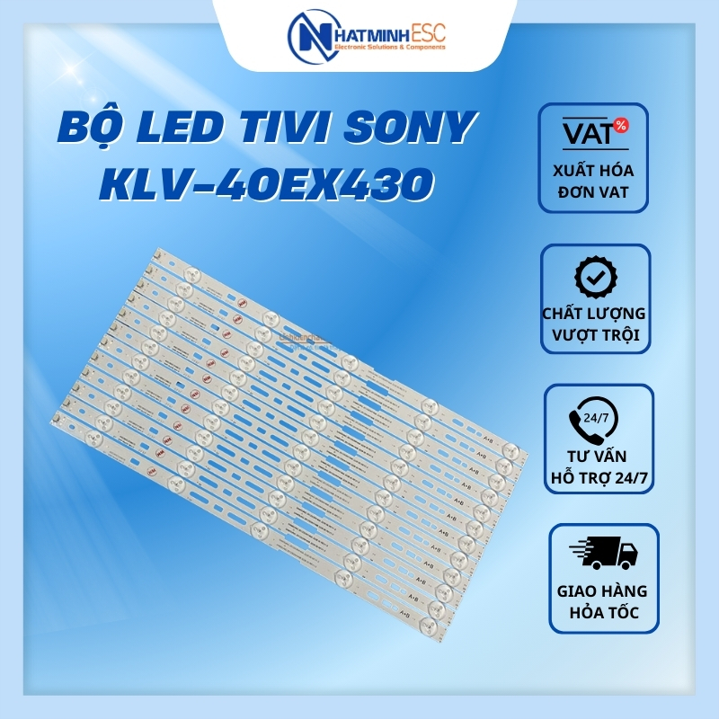 Bộ LED tivi SONY KLV-40EX430 (12 thanh 3V T1)