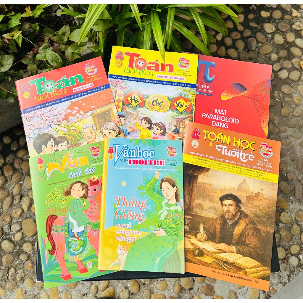 Sách - Toán Tuổi Thơ 1, Toán Tuổi Thơ 2, Toán Học & Tuổi Trẻ, Tạp Chí Pi, Văn Tuổi Thơ, VHVTT - Thán