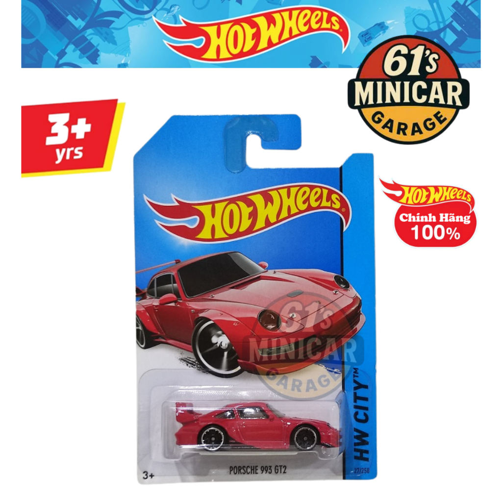 Tổng hợp Xe mô hình Hot Wheels Porsche 993 GT2 (Màu tự chọn)