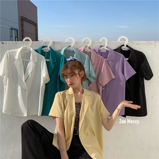 [SẴN]-Áo Blazer phong cách Ulzzang thanh lịch cá tính thời thượng (C38)