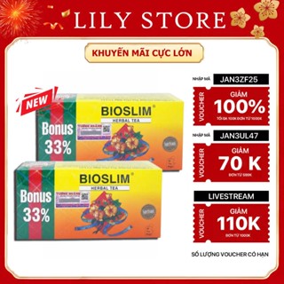 Trà Tan Mỡ An Toàn Bioslim Bảo Tú Lệ Giảm Mỡ Toàn Thân Thanh Lọc Cơ Thể Giảm Thèm Ăn Hộp 40 Gói