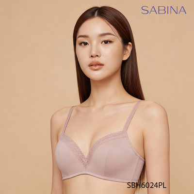 Áo Lót Mút Dày Vừa Nâng Ngực Tự Nhiên Không Gọng Basic Soft Doomm By Sabina Wireless Bra By Sabina SBH6024