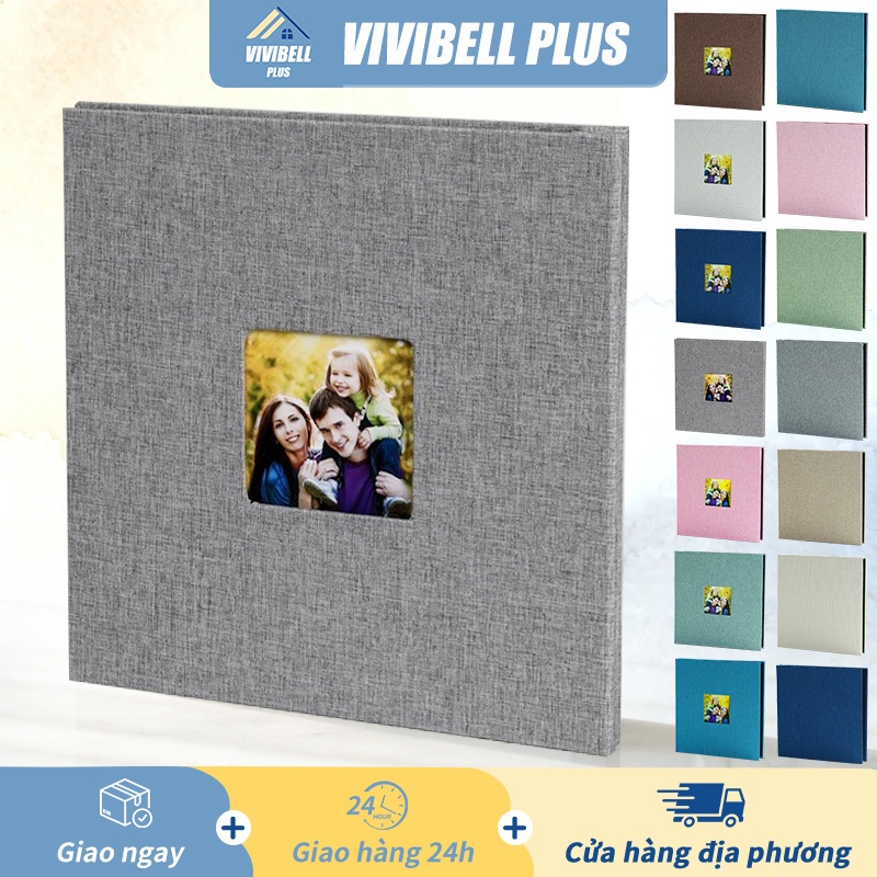 【Ship in 24H】Album Ảnh 16/18 Inch Photobooth Loại tự dính DIY Album đựng ảnh Photo Album