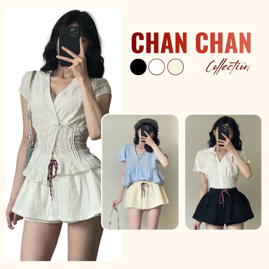 Quần Váy Nữ Cạp Chun Dây Rút ChanChan - Váy Thể Thao Xòe Bồng BigSize Che Khuyết Điểm (S-XL)