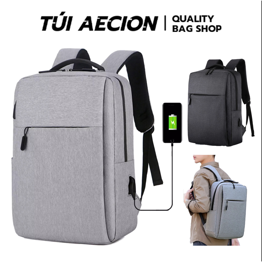 【AECION】Balo laptop, balo đựng laptop đi học đi làm15.6 inch chống sốc nhiều ngăn, chống nước cao cấp
