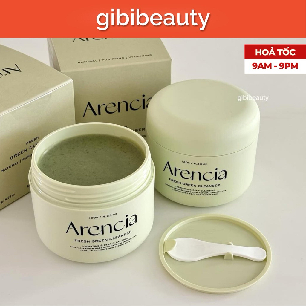 Kem rửa mặt tươi ARENCIA Cleanser 120g