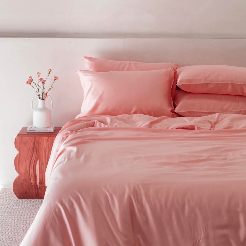 (HỎA TỐC) Bộ Chăn Ga Gối 5 món size 1m6x2m đến 1m8x2m BAMBOO CAO CẤP KHÔNG XÙ bởi OCTOBER BEDDING