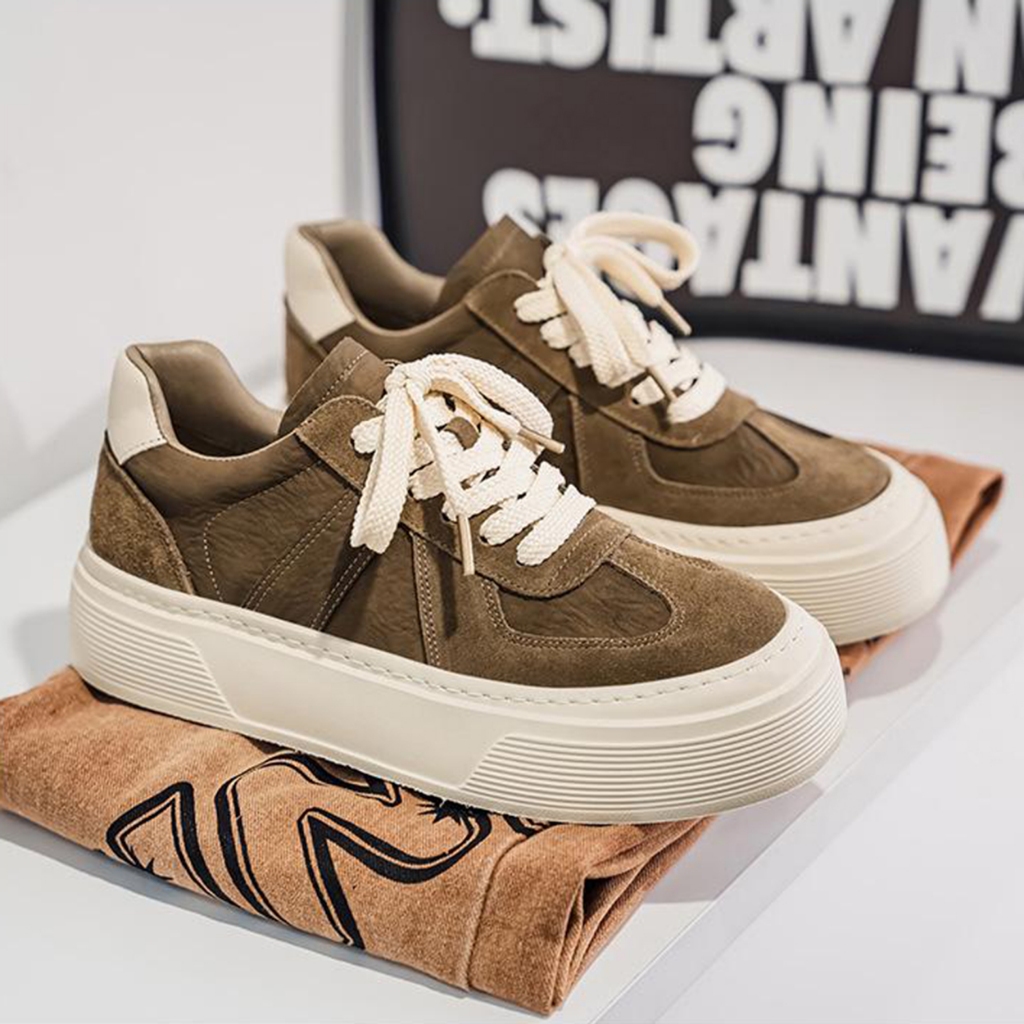 Giày sneaker nam LAKINTA giày thể thao nam đế khâu LKT04