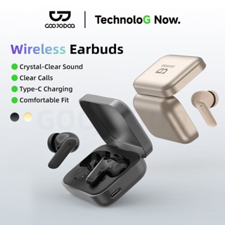 Tai nghe Bluetooth 5.3 không dây Goojodoq Thời lượng pin dài, nhỏ gọn và dễ mang theo