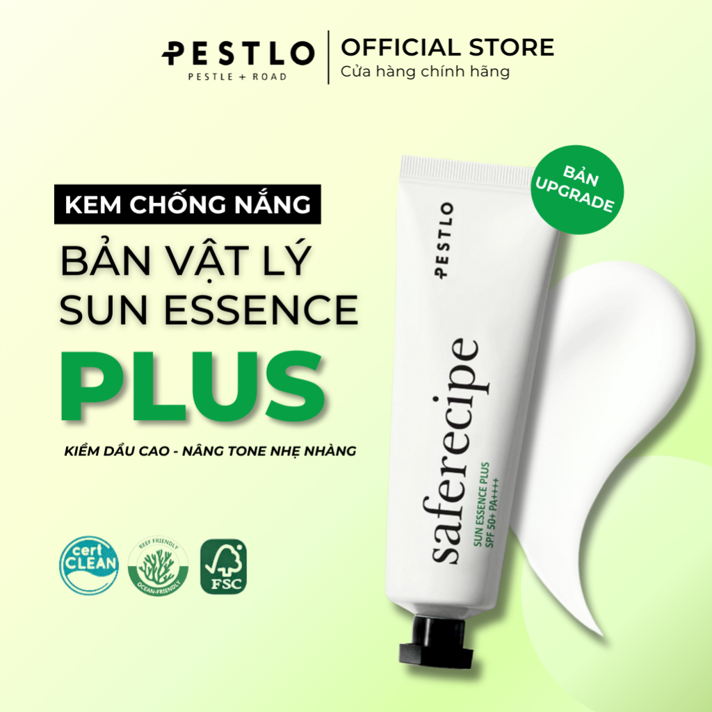 [BẢN VẬT LÝ - DA DẦU] Kem chống nắng PESTLO Saferecipe Sun Essence Plus SPF50+ PA++++ 50ml