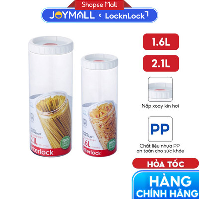 Hộp Bảo Quản Thực Phẩm Interlock LocknLock Dung Tích 150ml - 2.1L, Hàng Chính Hãng, Nhựa PET-JoyMall