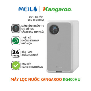 Máy Lọc Nước RO KG400HU Kangaroo Hydrogen Có Vòi Led Công Suất 60L/Giờ Không Bình Chứa Thiết Kế Nhỏ Gọn - Bảo Hành 2 Năm