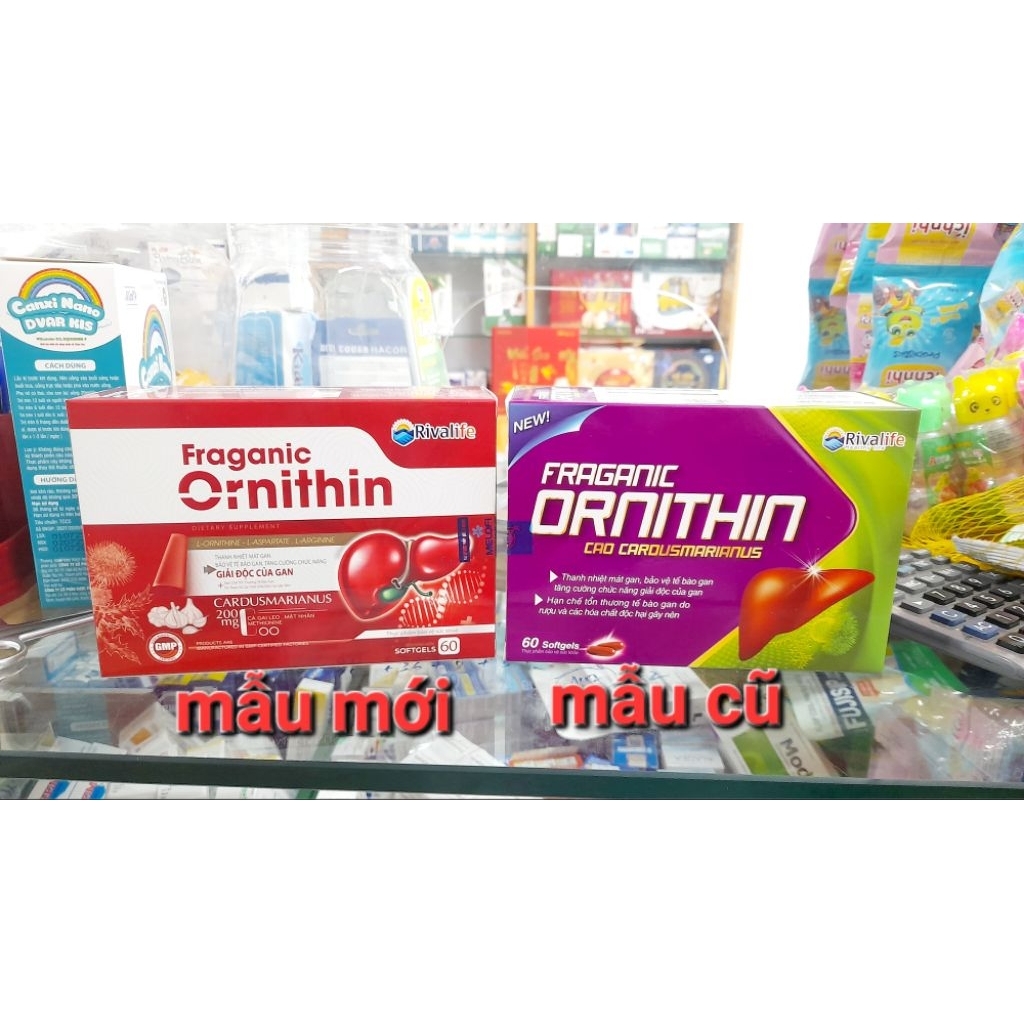 Bổ gan ORNITHIN hộp 60 viên nang mềm