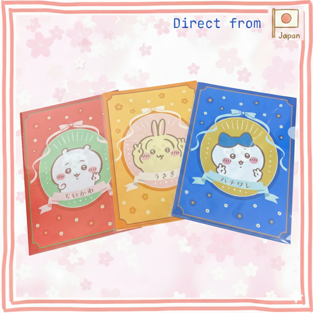 [Ra Mắt 22/01/2026] Bìa Lỗ A4 Chiikawa Chính Hãng Nhật Bản ✨ Túi Đựng Tài Liệu Hachiware Usagi Đáng 