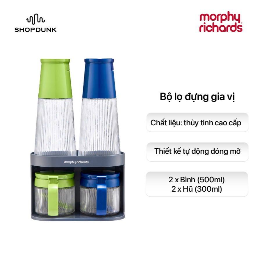 Bộ lọ đựng gia vị Morphy Richards - Chính hãng