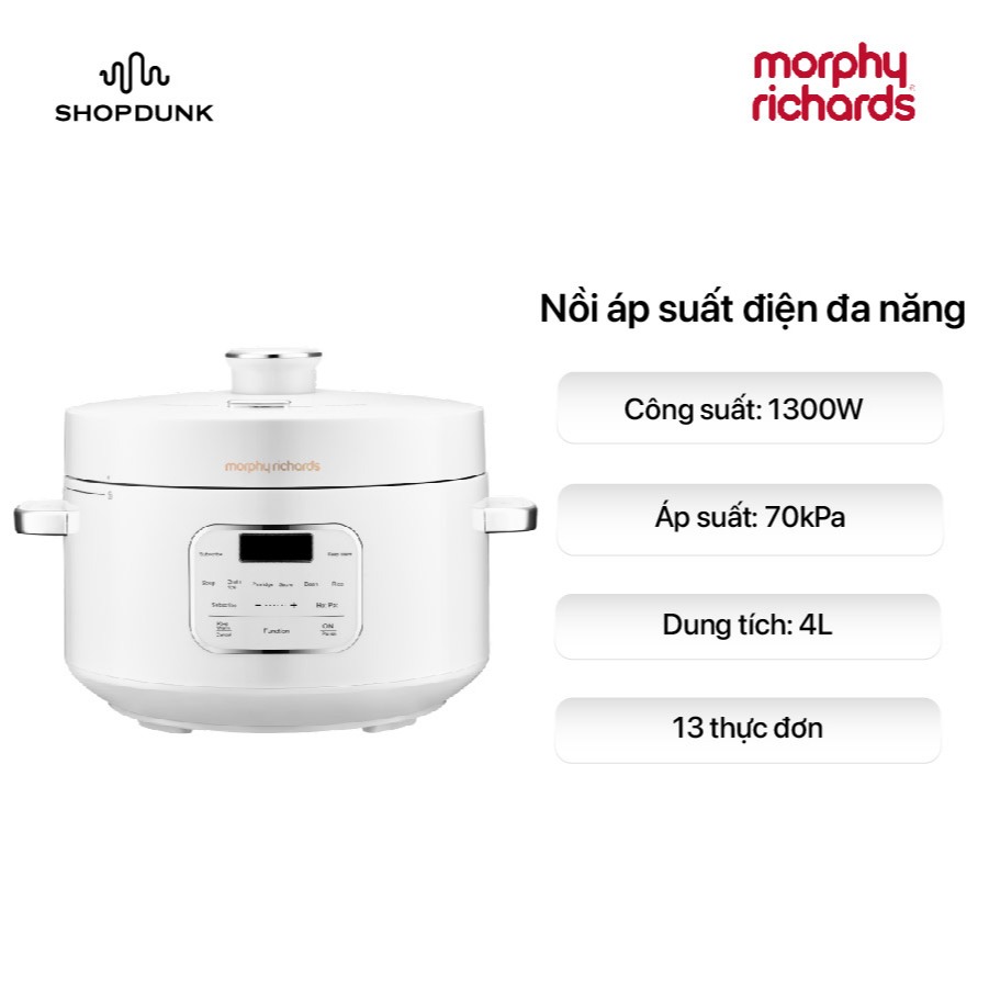 Nồi áp suất điện đa năng Morphy Richards - Chính hãng